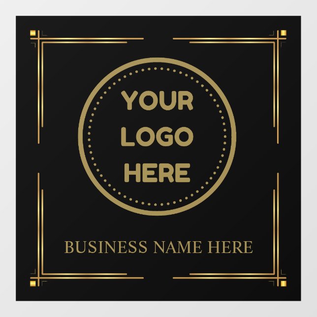 Business Logo Upload Company Logo Custom Gold (Sheet)