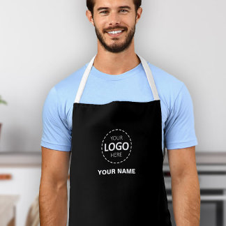 Business Logo Upload Template - Create Your Own Apron