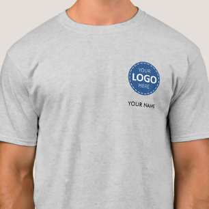 Business Logo Upload Template - Create Your Own T-Shirt