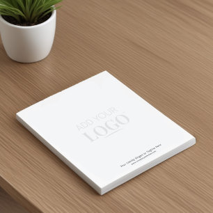 Business Logo Watermark Custom Professional Office Notepad