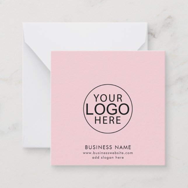 Business Logo Website Modern Elegant Card (Front)