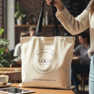 Business Logo website Simple Custom Tote Bag