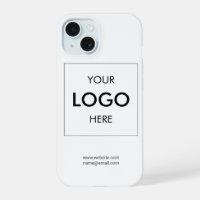 Business Logo White iPhone Case