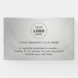 Business Logo With Professional 5' Banner