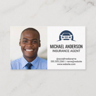 Business Man   Automobile Logo Card