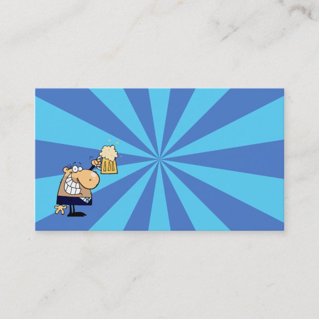 Business Man Toast Card (Front)
