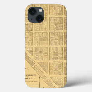 Business Map of San Francisco iPhone 13 Case