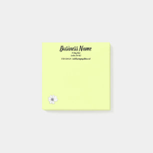 Business Marketing items personalised Green Post-it Notes