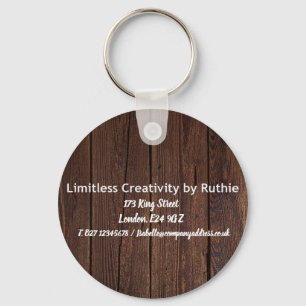 Business Marketing Personalised Logo Key Ring
