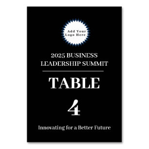 Business Meetings or Conference Table Number