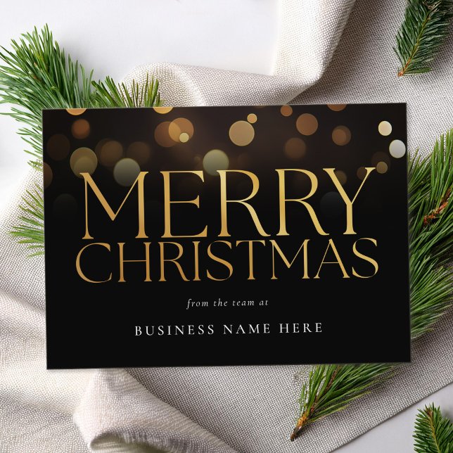 Business Merry Christmas Company Holiday Card (Creator Uploaded)