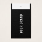 Business Minimalist Brand Name Clothing Hang Tag