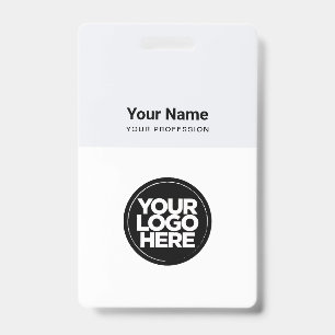 Business Modern Custom Employee Staff ID Logo Badge