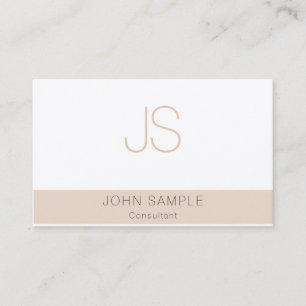 Business Monogram Modern Template Professional Business Card