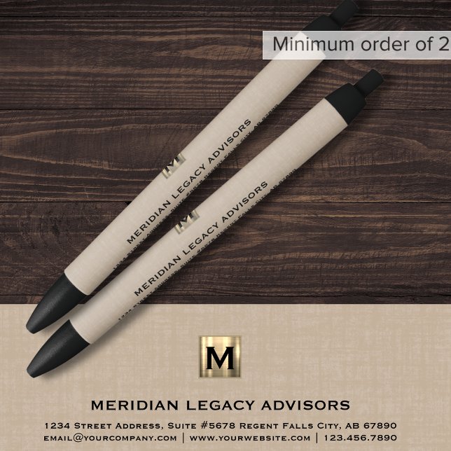 Business Monogram Writing Pen (Creator Uploaded)