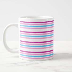 Business Multicolor Stripe Tea Large Coffee Mug