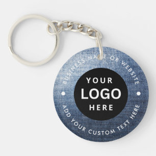 Business name and Logo Key Ring
