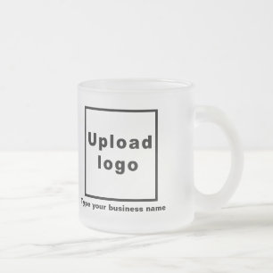 Business Name and Logo on Glass Mug