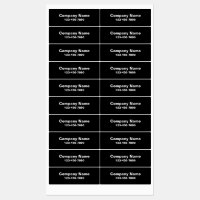 Business Name Black Phone Number Product