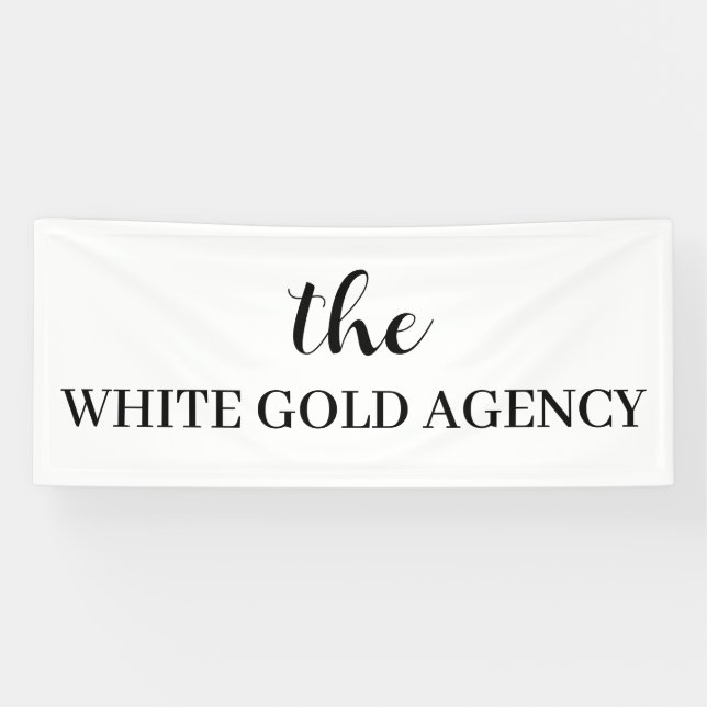 Business Name Branded 2.5x6ft Banner (Horizontal)