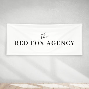 Business Name Company Branded 2.5' x 6' Banner