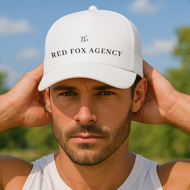 Business Name | Company Branded Trucker Hat (Creator Uploaded)