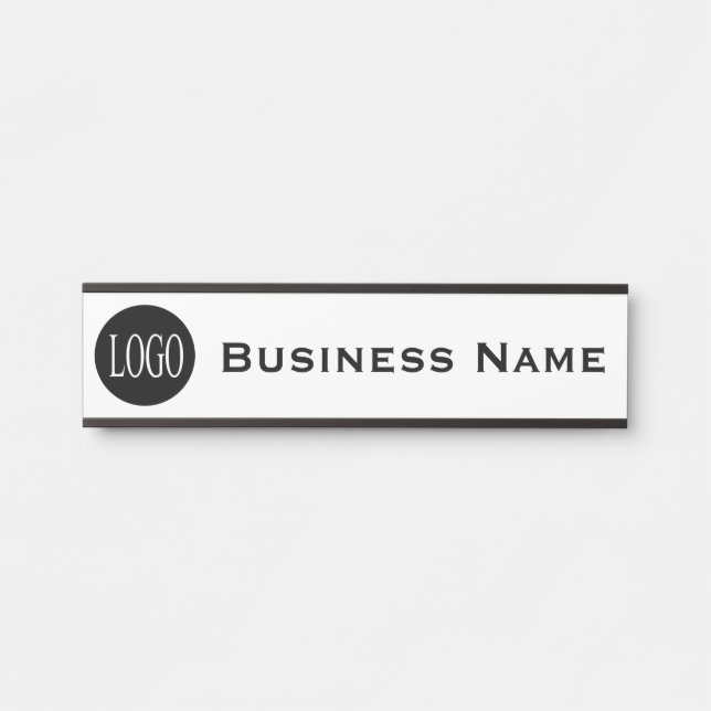 Business Name Company Front Office Door Sign (Front)