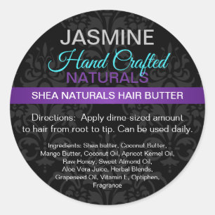 Business Name or Logo Product Jar or Container Classic Round Sticker