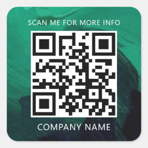 business name qr code  sticker