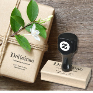 Business Name Rubber Stamp