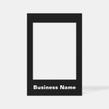 Business Name Simple Black
