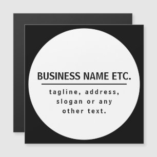Business Name & Slogan/other text Black & White