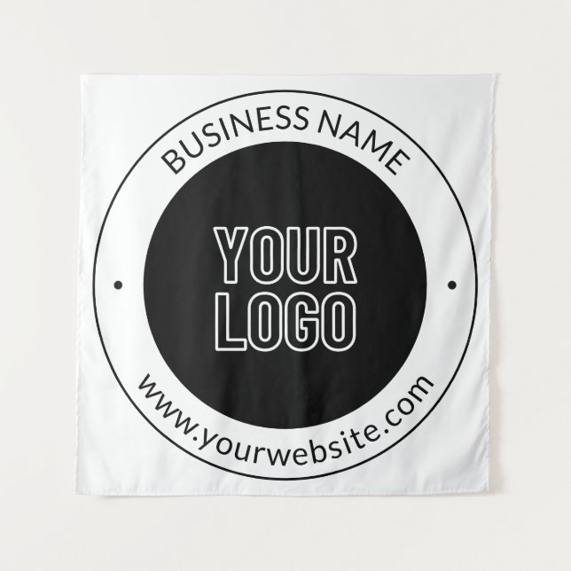 Business Name & Website or Slogan, Thank You Etc. Tapestry (Front)