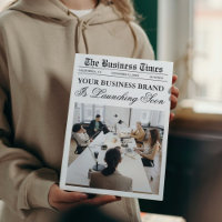 Business Newspaper Template, Newspapaper