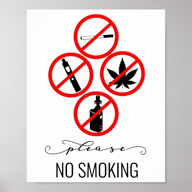  Business No Smoking Cigarettes  STR  Poster (Front)