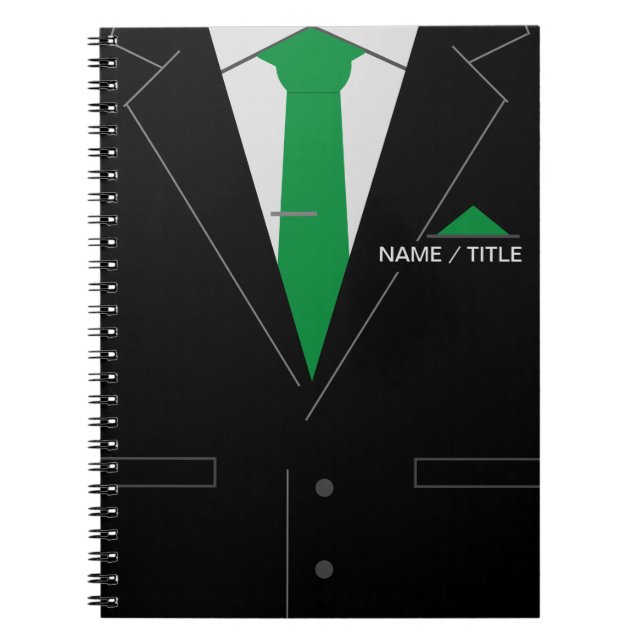 Business Notebook Personalised Custom Name (Front)