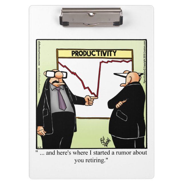 Business Office Humour Clipboard (Front)