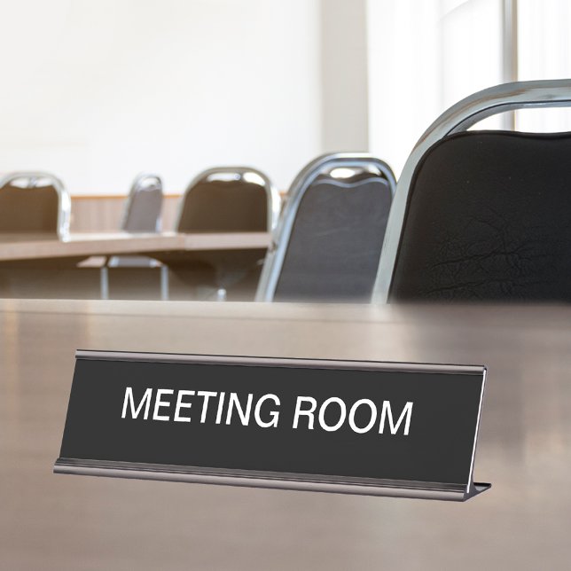 Business Office Meeting Room Desk Sign (Creator Uploaded)