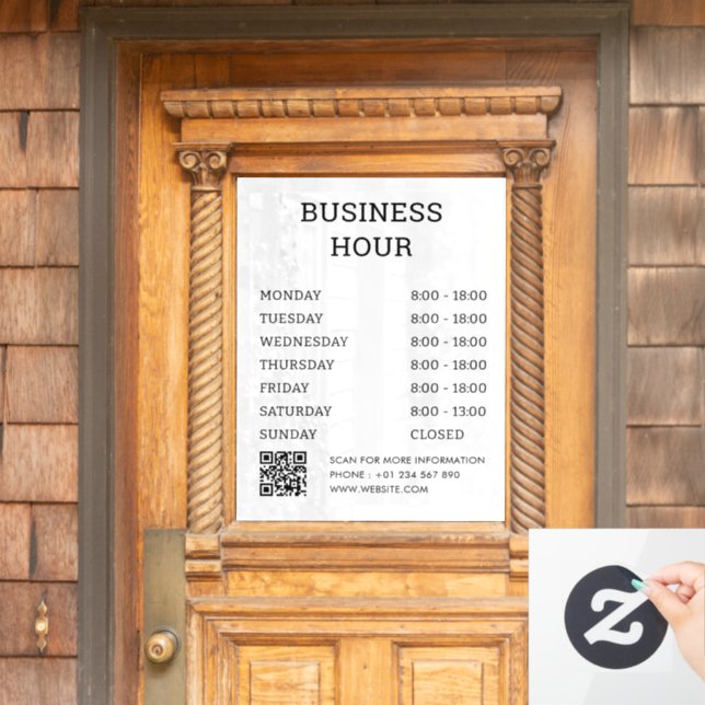 Business Opening Hours & Contact Information  (Home Door)