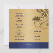Business opening, launch, function, party invitation (Back)