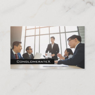 Business People in Board Room Business Card