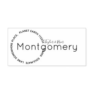 Business Personal Create Your Own Return Address Rubber Stamp