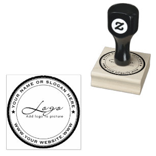 BUSINESS Personalised Business Logo Rubber Stamp
