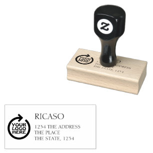 Business Personalised Logo Rubber Stamp