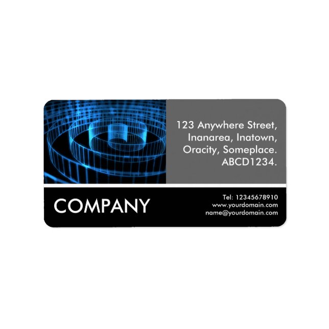 Business Photo - Spiral Label (Front)
