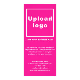 Business Pink Rack Card