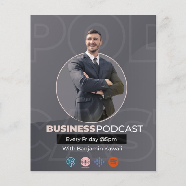 BUSINESS PODCAST FLYER (Front)