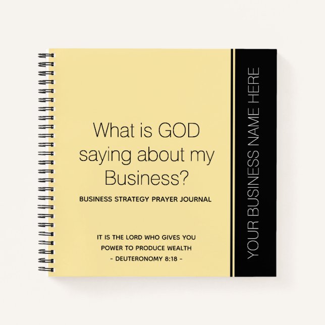 Business Prayer Journal (Front)