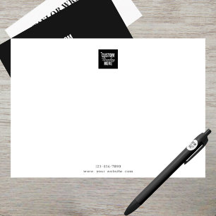 Business Professional Minimalist Logo White Card