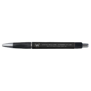Business Professional Minimalist Monogram Pens